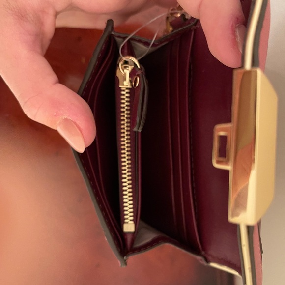 NWT MICHAEL KORS Whitney Oxblood Leather Wallet - Picture 13 of 13